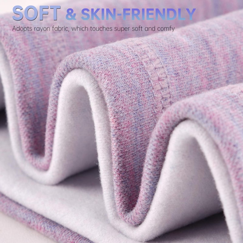 EXski Winter Neck Gaiter Warmer, Soft Fleece Face Mask Scarf for Cold Weather Skiing Cycling Outdoor Sports 2 Packed - Image 2